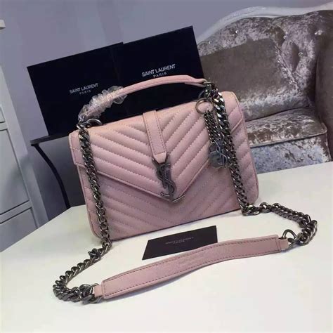 yves saint laurent bag pink